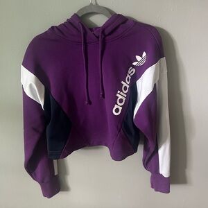 Cropped Adidas Sweatshirt - Size XS